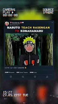 Naruto Teach Rasengan To Konahamaru #naruto #narutofanedit#animeedit#anime #narutofanforever #boruto