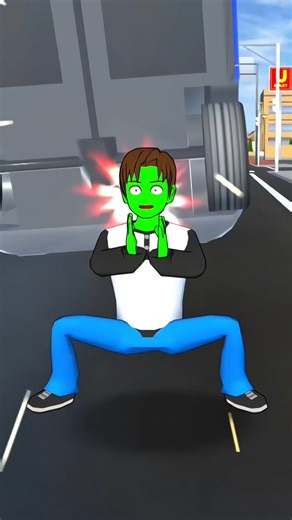 Giant Elf MIO vs Ghost Zombie YUTA 😳😈 _sakuraschoolsimulator _shortsviral_sakura _viralvideos