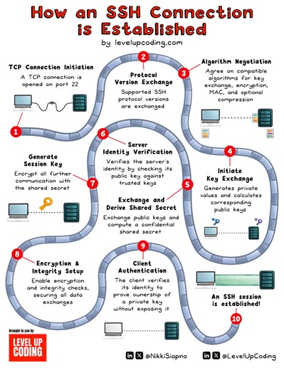 96K views · 396 reactions | How SSH Connection is Established ? | Networks Professionals | Facebook
