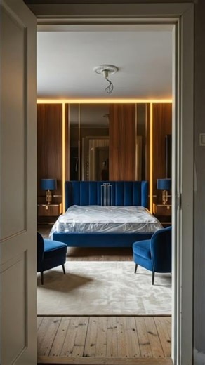 Luxury Art Deco Bedroom Renovation Timelapse