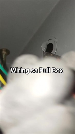Pull box additional wiring for lights and power outlet #Electrician #control #power #technician #switch #wiring #engineering #outlet #diy #electrical | Electricians Guide
