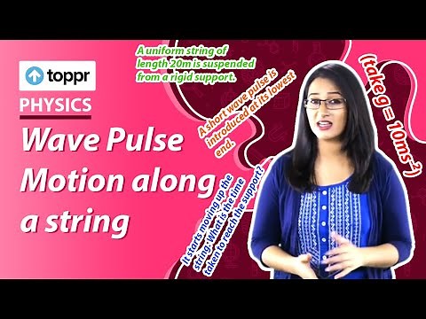 Wave Pulse Motion along a string- Example | Physics