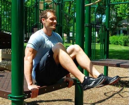 Playground can be a fun place for a workout