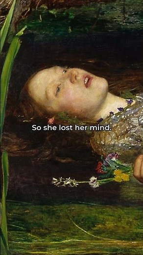 The Tragic Fate of Ophelia in Hamlet 👀 #history #art
