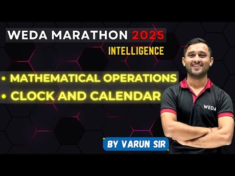Mathematical Operations Clock and Calendar | Sainik School | JNV Entrance Exam Preparation 2025