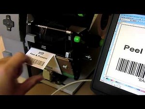 Peel and Present Label Printing