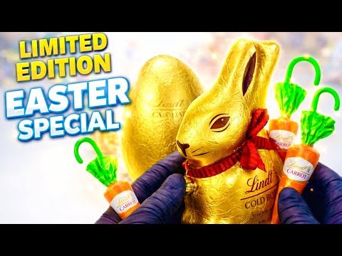 Best Easter Chocolates | ASMR 🐰🍫 Lindt Easter Selection + Carrot Surprise Unboxing!|mr.joasmr|