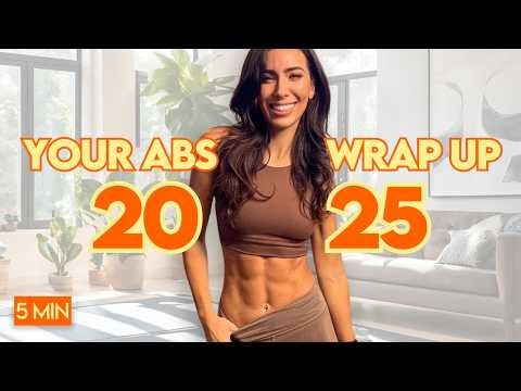 5 Min ABS WRAP UP 2025 🎉 Best Abs Exercises of the Year | No Equipment | Lilly Sabri