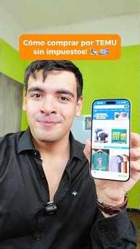 Cómo comprar en TEMU 🛍️ sin impuestos, paso a paso 🇺🇾 Código descuento: acx039625 🎁