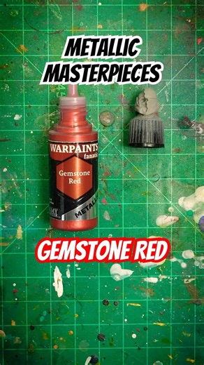 Gemstone Red - Metallics Army Painter Warpaints Fanatic #miniaturepainter