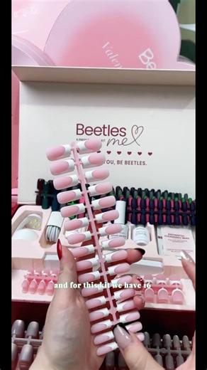 Beetles Acrylic Nail Tips: Stiletto, Square, and Almond