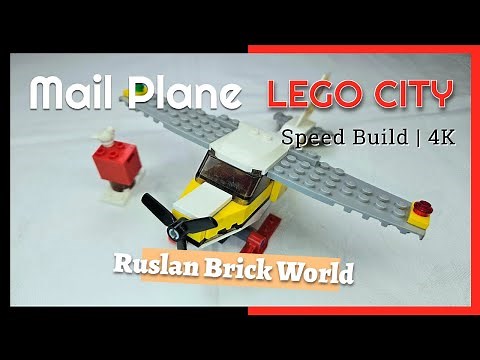 LEGO CITY: Mail Plane 60250 Speed Build | 4K