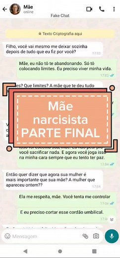 Mãe narcisista PARTE FINAL #tiktok #fyy #tiktokbrasil #viral #fyp #foryou #explorar