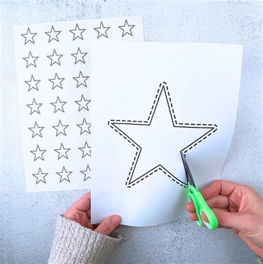 Star Cut Outs Printable | 2D Star Shapes for Crafts, Math, Classroom Displays & DIY - Etsy