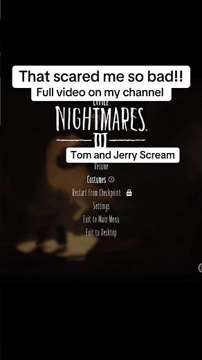 That scared me so bad #gaming #shorts #littlenightmaresplaythrough #littlenightmaressix