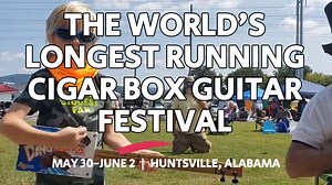 We’re thrilled to be a part of the 20th Annual Cigar Box Guitar Festival! Enjoy 4 days of music across 5 venues around Huntsville this May 30 - June 2 - all benefiting the Microwave Dave Music Education Foundation and Arts Huntsville’s Creative Launchpad. THE SCHEDULE Thursday, May 30 Live music at The Casual Pint Friday, May 31 Blues & Rock at Joe Davis Stadium’s Beer Garden Saturday, June 1 Music, dancing, and kids’ activities at Lowe Mill A&E Evening concert in The Orion Amphitheater’s Artist