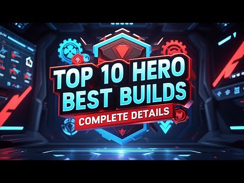 TOP 10 HERO BEST BUILD🔥COMPLETE DETAILS🔥CASTLE CLASH