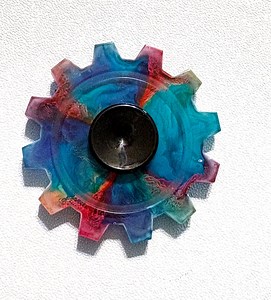 Rainbow Gear Fidget Spinner Adult Child Stress Relief Anxiety Focus Toy - Etsy