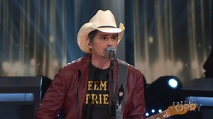 What a honky-tonk hit! Opry star Brad Paisley performed “Wrapped Around” in the circle and took us back to those early 2000s days. Tune in for more great performances from the Opry stage Saturday nights at 9/8c for Opry Live on our YouTube channel or right here on our Facebook page. | Grand Ole Opry