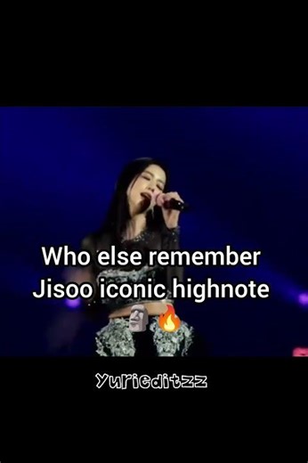 Jisoo high note have her own fandom 🗿🔥 #blackpink #jisoo #kpop #edit#fypシ