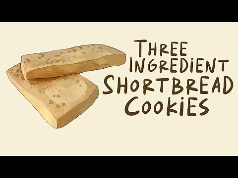 Shortbread Cookies recipe - only three ingredients!