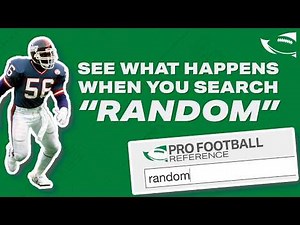 We Let Pro Football Reference Pick a Random Game…