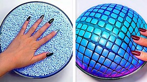 Glossy Textures & Gentle Pops – ASMR Slime That Soothes