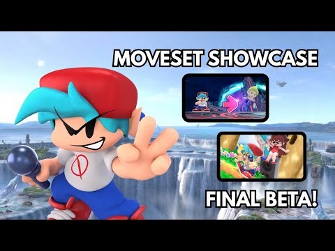 Smash Ultimate | Boyfriend Custom Fighter - BETA MOVESET SHOWCASE!!