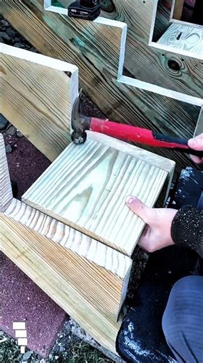 Precise Step Frame Assembly – Accurate Wood Positioning Technique