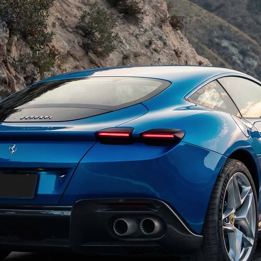 117K views · 12K reactions | An icon in style: the #FerrariRoma’s minimal bodywork was designed with the aim of preserving the car’s purity of form. The rear was no exception with reduced dimensions of the taillight assembly, thanks to technological advancements, the model maintains a continuous virtual line throughout. #Ferrari https://bit.ly/FerrariRoma_ | Ferrari | Facebook