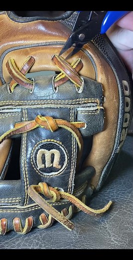 Wilson A2000 Black and Mint Laces Restoration