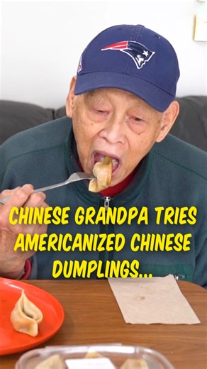 Chinese grandpa reviews Americanized dumplings: Hilarious first taste test