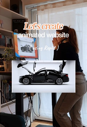 Transform static Figma designs into dynamic animated websites – go live faster than ever ⚡️ Comment “Replit” and I’ll send you the link #websitedesigner #animatedwebsite #animation #vibecoding #womenintechnology