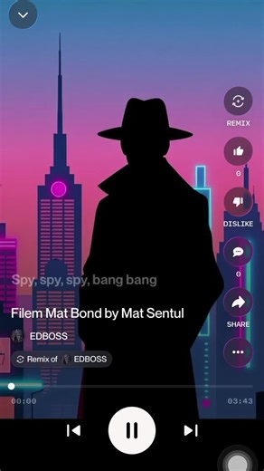 Lagu Filem Mat Bond by Mat Sentul ..Famous ni masa Zaman dia..#fyp #tiktok #tok