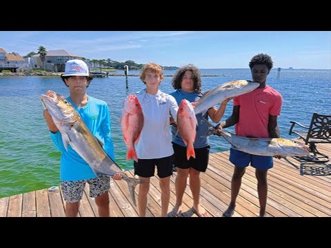 Next Generation Hooked! Boys Battle Monster Amberjack off Destin