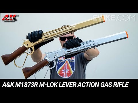 A&K M1873R M-LOK Lever Action Airsoft Gas Rifle - Snap Shot