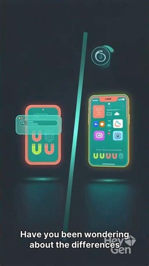 Web vs App Development 🌐📲 | Browser vs Install Explained Simply #subscribe #like #code #web #app