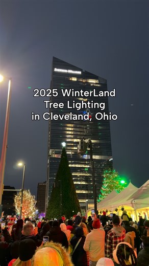 16K views · 6.5K reactions | This Year’s WinterLand Tree Lighting in Cleveland, Ohio | Gabe Wasylko Photography | Facebook