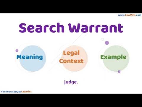 Search Warrant Meaning Legal Context & Example Legal Terms Simplified @LawMint