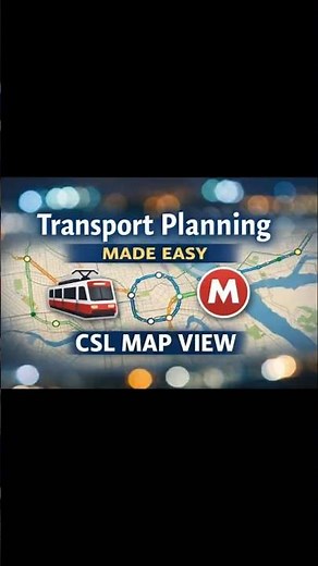 Transport Planning Made Easy – CSL Map View #citybuilder #citiesskylines #gaming