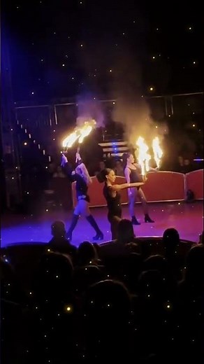 The Dazzling Fire Act #funtasia #wigan #circus #fire