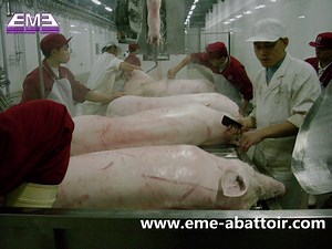 [Hot Item] Pig Killing Automatic Convey Table Slaughter for Meat Processing Line