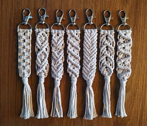 DIY Macrame Keychain Tutorial | Home Decoration