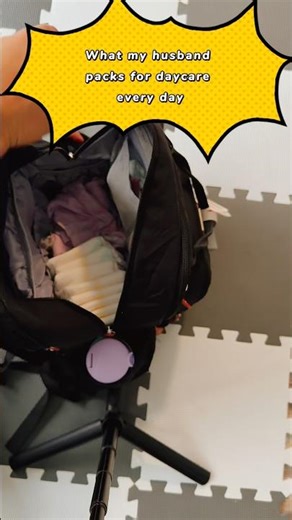 What My Husband Packs for Daycare Every Day (Dad Routine) #DadLife #WorkingParents #Daycare