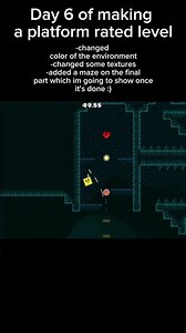 Day 6 of making a platformer rated level in gd | #gd#gdupdate#gd2025