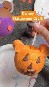 Disney Halloween Craft #halloweencraft