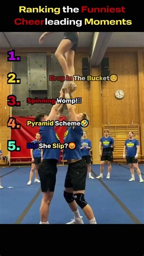 Ranking the Funniest Cheerleading Moments #funny #ranking #cheerleader