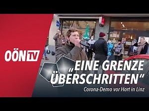 Entsetzen nach Corona-Demonstration vor Schülerhort in Linz