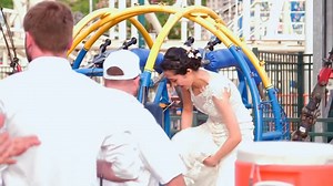 131K views · 1K reactions | Bride Xiaoyu Li brings her husband dress shopping to find a dress suitable for a roller coaster ride straight after the ceremony - and even invites Randy to come along! | Say Yes To The Dress- Fan | Facebook