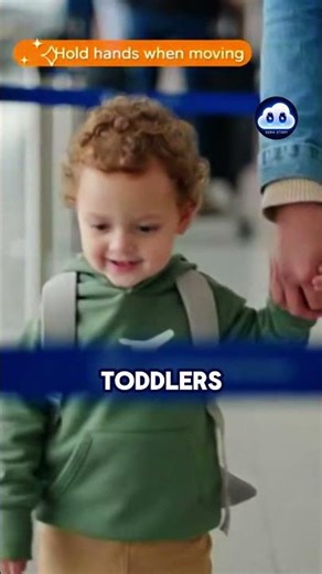 Boarding Line Basics! 🛫👶 Toddler Learns Cute Queue Manners at the Gate ✨ #shorts #sora